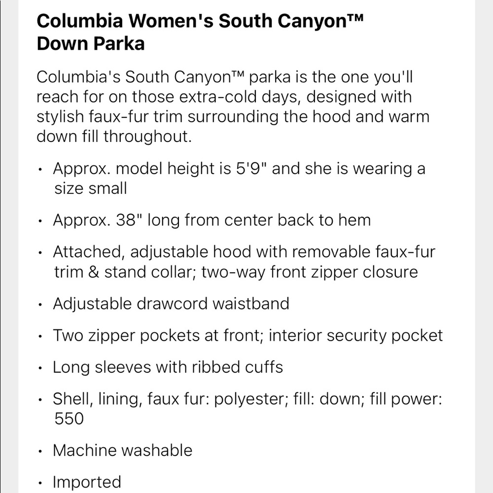 Columbia Down Parka - Picture 7 of 7